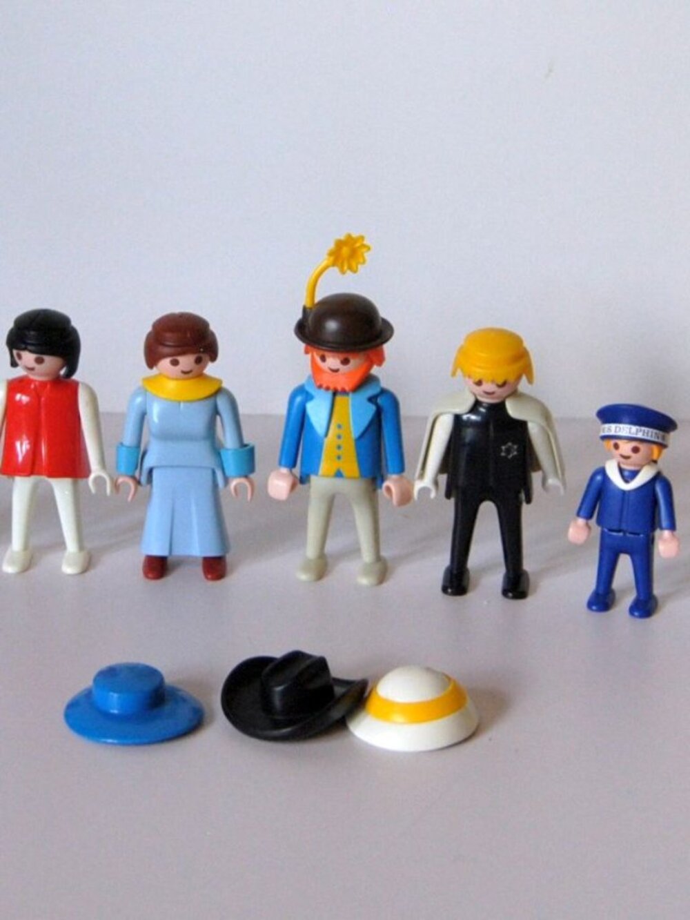 Playmobil Geobra Vintage Figures 1974 - 1987 Of People Figures Kids Lot of 14
